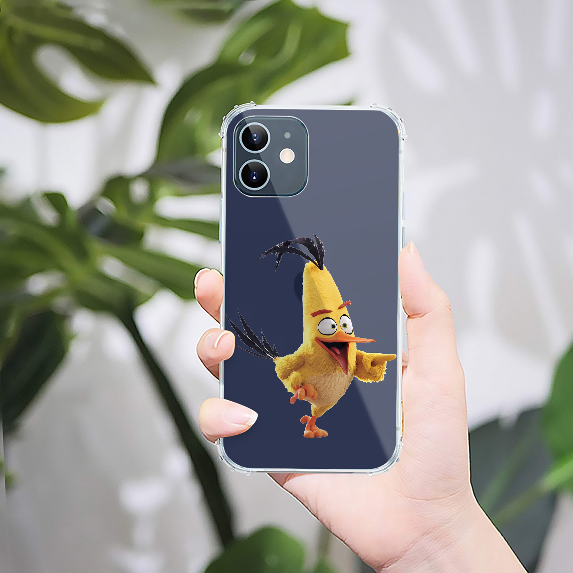 （画像用） Angry Birds アングリーバード 【iPhone 12シリーズ対応】透明スマホケース（クリアソフトケース）